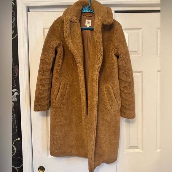 GAP Brown Teddy Coat - Picture 1 of 4